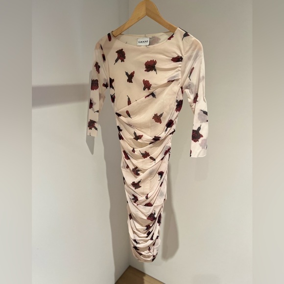 Ganni Ruched Dress - Picture 1 of 3